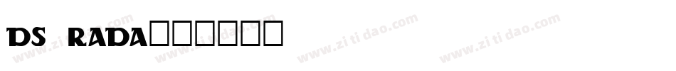 DS Rada字体转换
